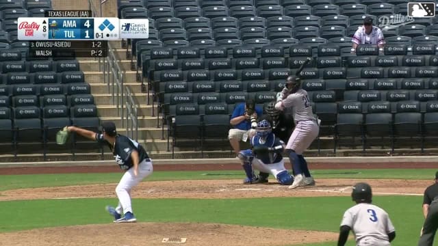 Avery Owusu-Asiedu hits a ground-rule double (4) on a line drive to right field. Jean Walters scores. Angel Ortiz scores. Cristofer Torin to 3rd.