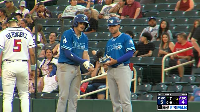 Alex Freeland's three-hit game
