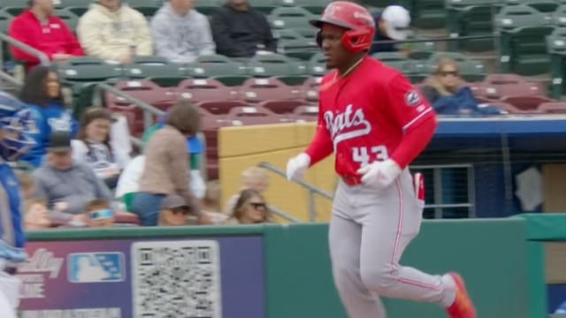 Héctor Rodríguez's solo home run