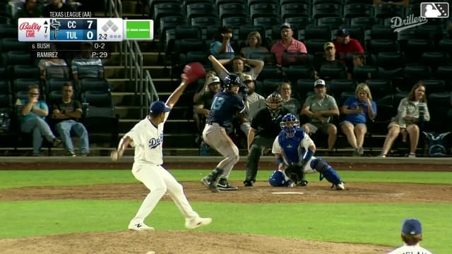 Will Bush homers (6) on a fly ball to right field.