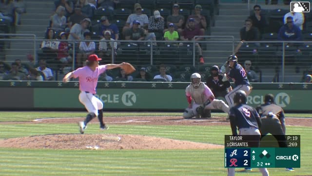 Troy Taylor In play, run(s) to Demetrio Crisantes