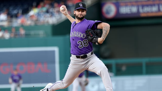 Mason Adams' first Major League strikeout