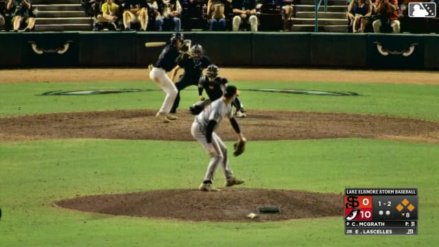 Elliot Lascelles singles on a ground ball to center fielder Andy Polanco. Jorge Quintana scores. Ty Harvey scores. Qrey Lott out at 3rd on the throw, center fielder Andy Polanco to shortstop Josuar Gonzalez to second baseman Lorenzo Meola to third baseman Dario Reynoso.