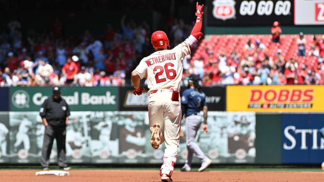 JJ Wetherholt's first career leadoff homer (4)