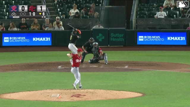 Bo Davidson homers (5) on a fly ball to center field.