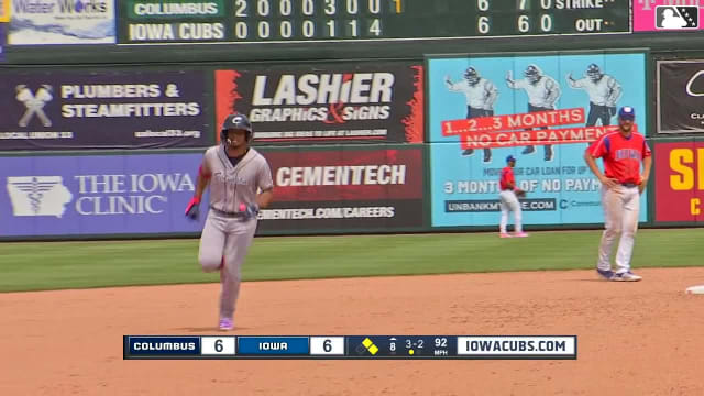 José Tena's three-run home run