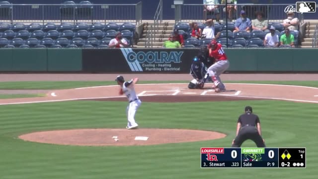 Sal Stewart's RBI single