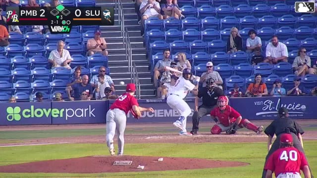 Cade Crossland In play, run(s) to Elian Peña