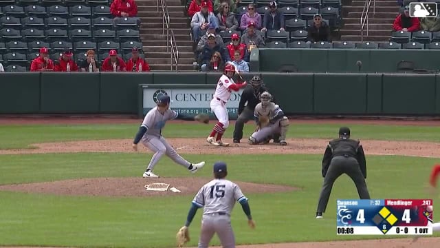 Nic Swanson Ball to Noah Mendlinger