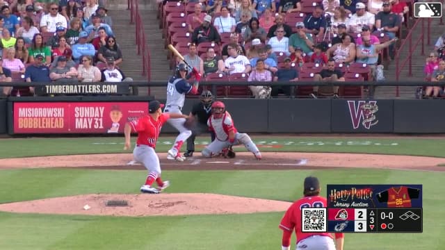Eric Bitonti homers (6) on a fly ball to center field.