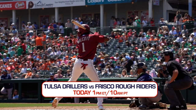 Watch Tulsa Drillers vs. Frisco Rough Riders 