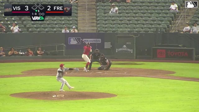 Cristian Arguelles homers (2) on a fly ball to right field. Juan Martinez scores.