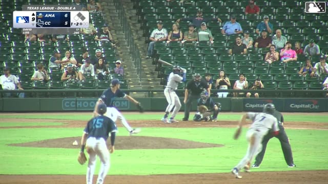 Jansel Luis strikes out swinging. Cristofer Torin to 2nd. Druw Jones steals (23) 3rd base. Cristofer Torin steals (9) 2nd base.