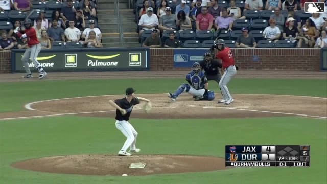 Kemp Alderman homers (10) on a line drive to right field.