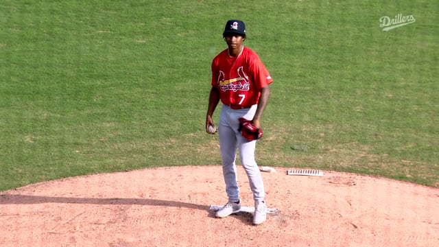 Tink Hence's 10-strikeout performance