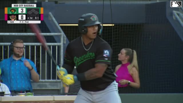 Yordany De Los Santos homers (13) on a fly ball to center field. Edward Florentino scores.