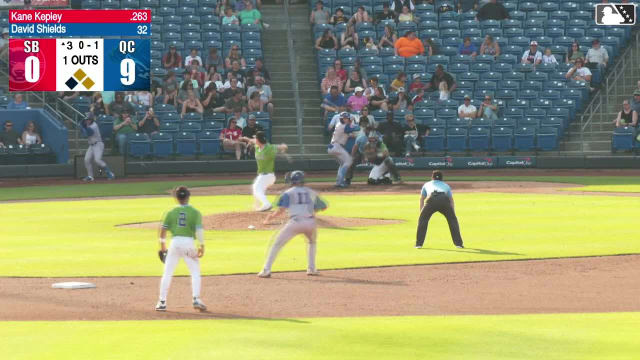 Kane Kepley doubles (10) on a line drive to left fielder Luke Pelzer. Justin Stransky scores. Christian Olivo to 3rd.