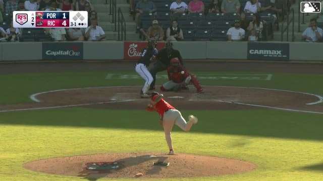 Trevor Cohen homers (3) on a line drive to right center field.