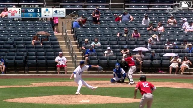 Kala'i Rosario singles on a line drive to left fielder Kole Myers. Billy Amick scores.