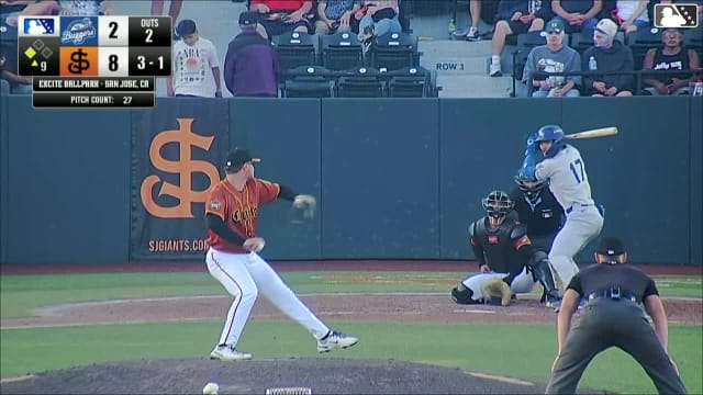 Jaron Elkins triples (6) on a sharp line drive to right fielder Cam Maldonado. Mairoshendrick Martinus scores.