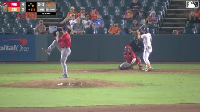 Wehiwa Aloy homers (8) on a line drive to right field. Ethan Anderson scores.