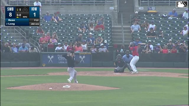 Jonathon Long homers (12) on a fly ball to left center field.
