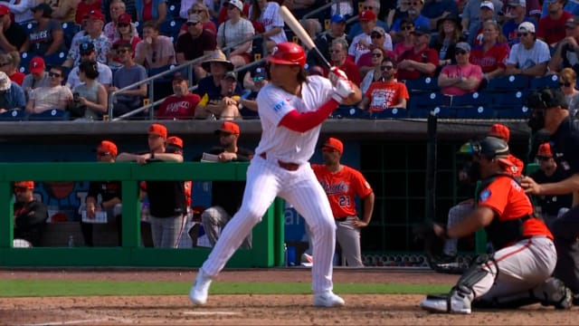 Gabriel Rincones Jr.'s first homer of spring