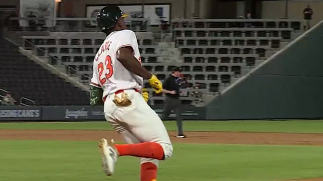 Denzel Clarke's two singles in rehab start