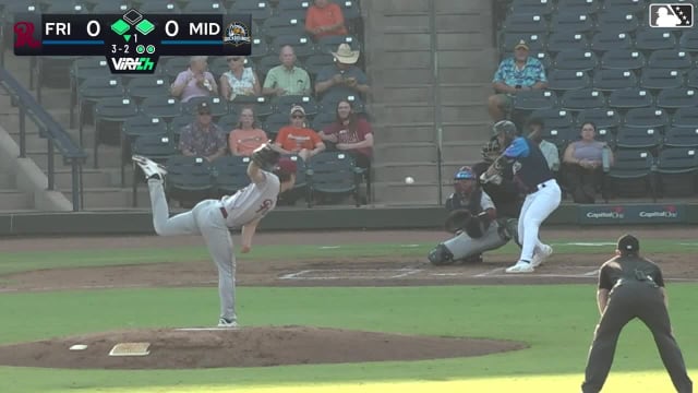 Bobby Boser singles on a sharp line drive to left fielder Yeison Morrobel. Leo De Vries scores. Euribiel Angeles to 2nd.