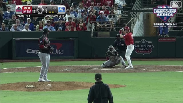 Eddy Yean earns the save to win International League