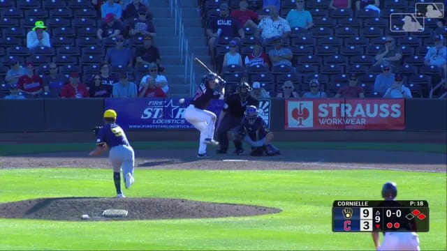 Travis Bazzana's first home run of Spring Training