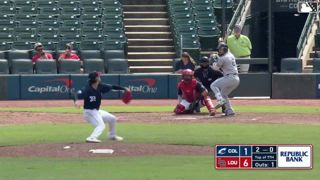 Kody Huff homers (22) on a fly ball to left center field.