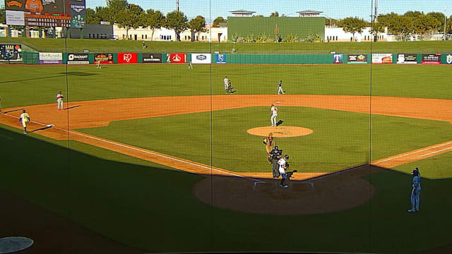 Joe Lampe's first homer of the Fall League