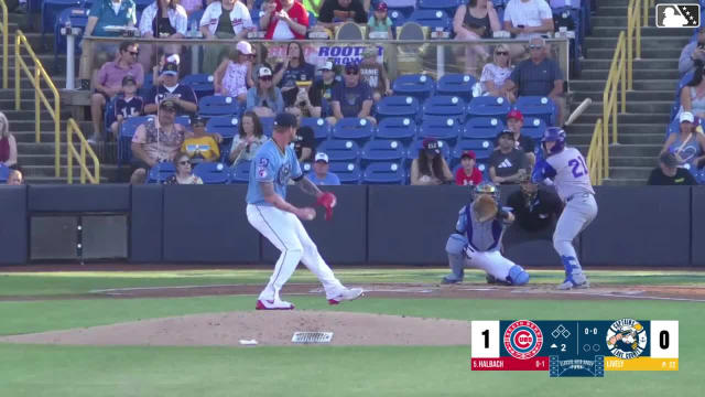 Logan Poteet homers (3) on a fly ball to left field.