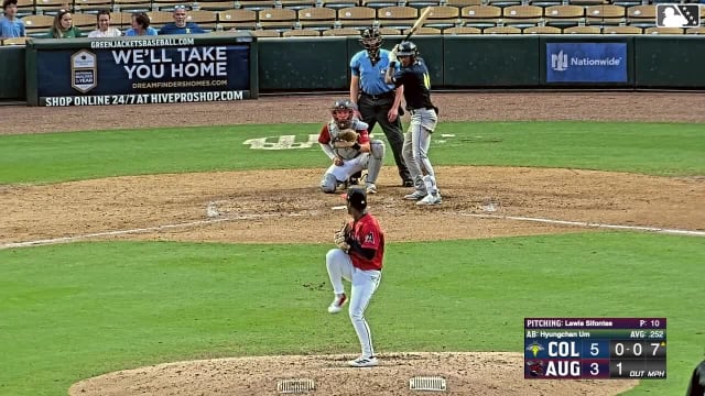 Yandel Ricardo homers (3) on a fly ball to left center field. Josh Hammond scores.