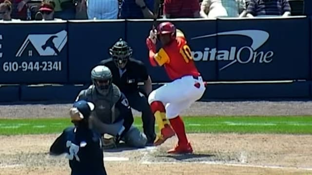 Aroon Escobar's four-hit night for Reading