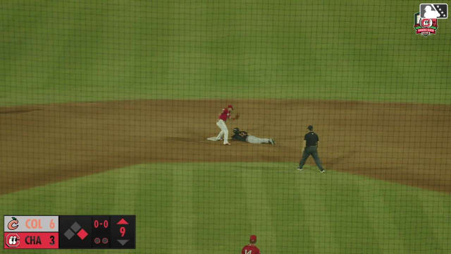 Eric Hartman's 50th stolen base of the year