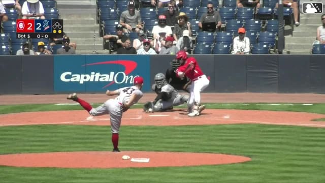 Mason Green's fifth strikeout of the game