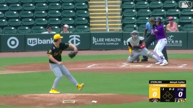 Levi Sterling strikes out nine batters