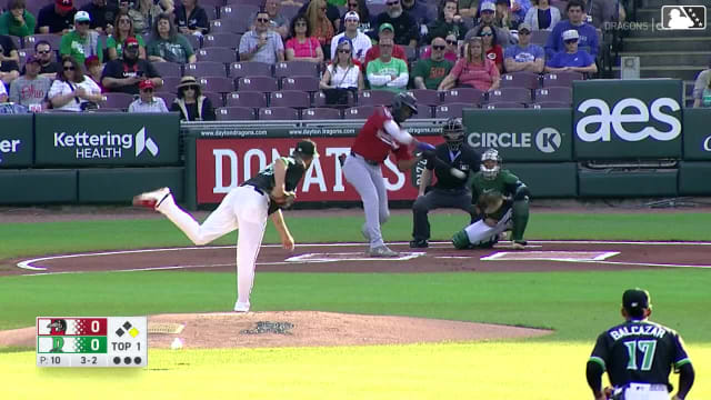 Josue De Paula's three-run home run