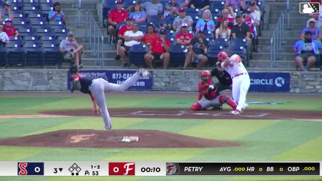 Ethan Petry's first professional hit