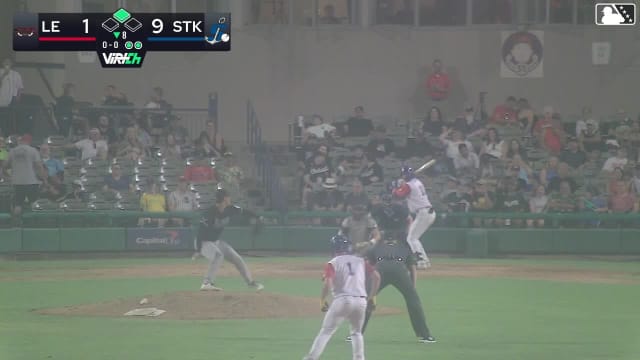 Nate Nankil doubles (4) on a ground ball to center fielder Conner Westenburg. Gavin Turley scores. Edgar Montero to 3rd.