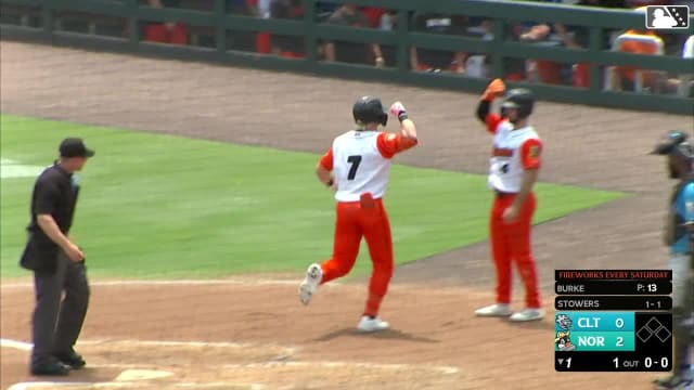 Kyle Stowers' two-run homer