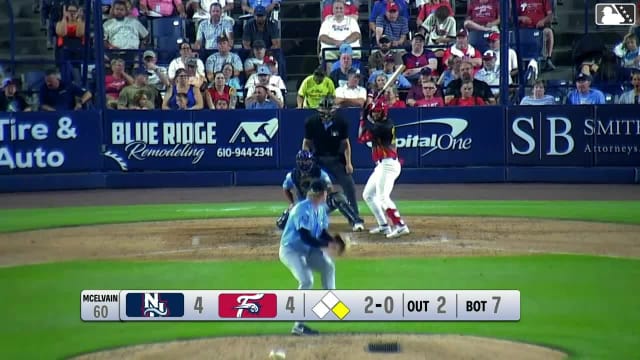 Raylin Heredia homers (15) on a fly ball to right center field. Aroon Escobar scores.