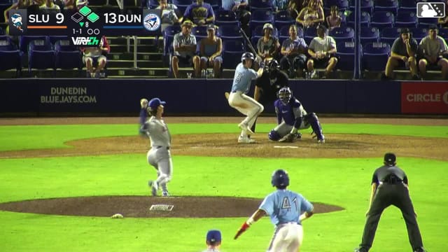Blaine Bullard singles on a fly ball to left fielder Simon Juan. Brayden Martin scores. Jake Cook to 2nd.