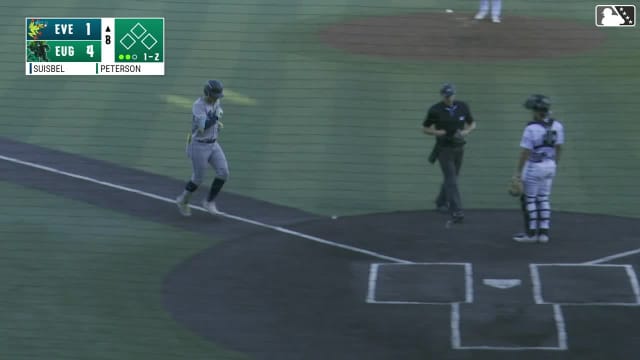 Luis Suisbel launches a homer