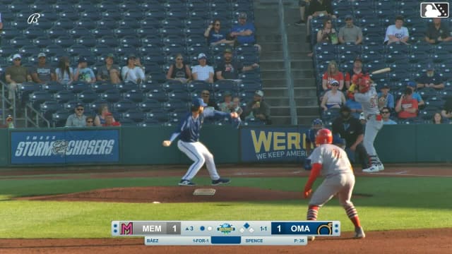 Joshua Báez homers (12) on a fly ball to left field. Jeremy Rivas scores.