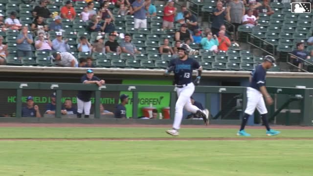 Will Bush's first Double-A home run