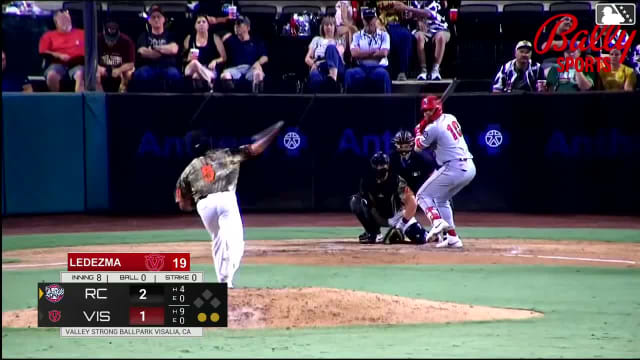 Joswa Lugo homers (2) on a line drive to left field.