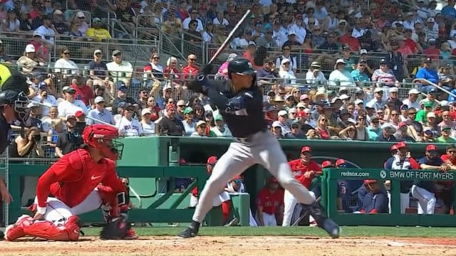 George Lombard Jr. singles in the 3rd